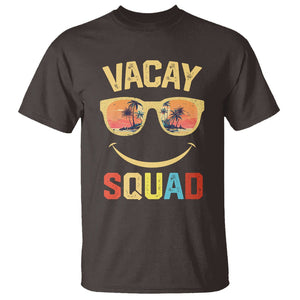 Summer Vacation T Shirt Vacay Squad Funny Beach TS09 Dark Chocolate Print Your Wear