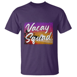 Summer Vacation T Shirt Vacay Squad Funny Beach TS09 Purple Print Your Wear