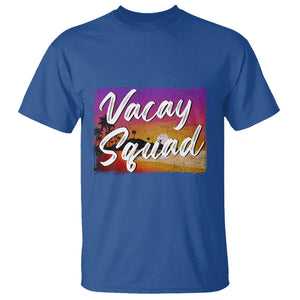 Summer Vacation T Shirt Vacay Squad Funny Beach TS09 Royal Blue Print Your Wear