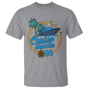 Cruise Mode On Cruising Summer Vacation T Shirt TS09 Sport Gray Print Your Wear