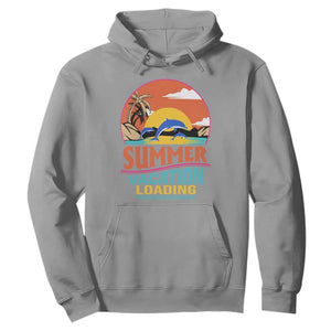 Summer Vacation Loading Retro Beach Sunset Hoodie TS09 Sport Gray Print Your Wear