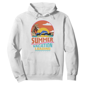 Summer Vacation Loading Retro Beach Sunset Hoodie TS09 White Print Your Wear