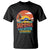 Summer Vacation Loading Retro Beach Sunset T Shirt TS09 Black Print Your Wear