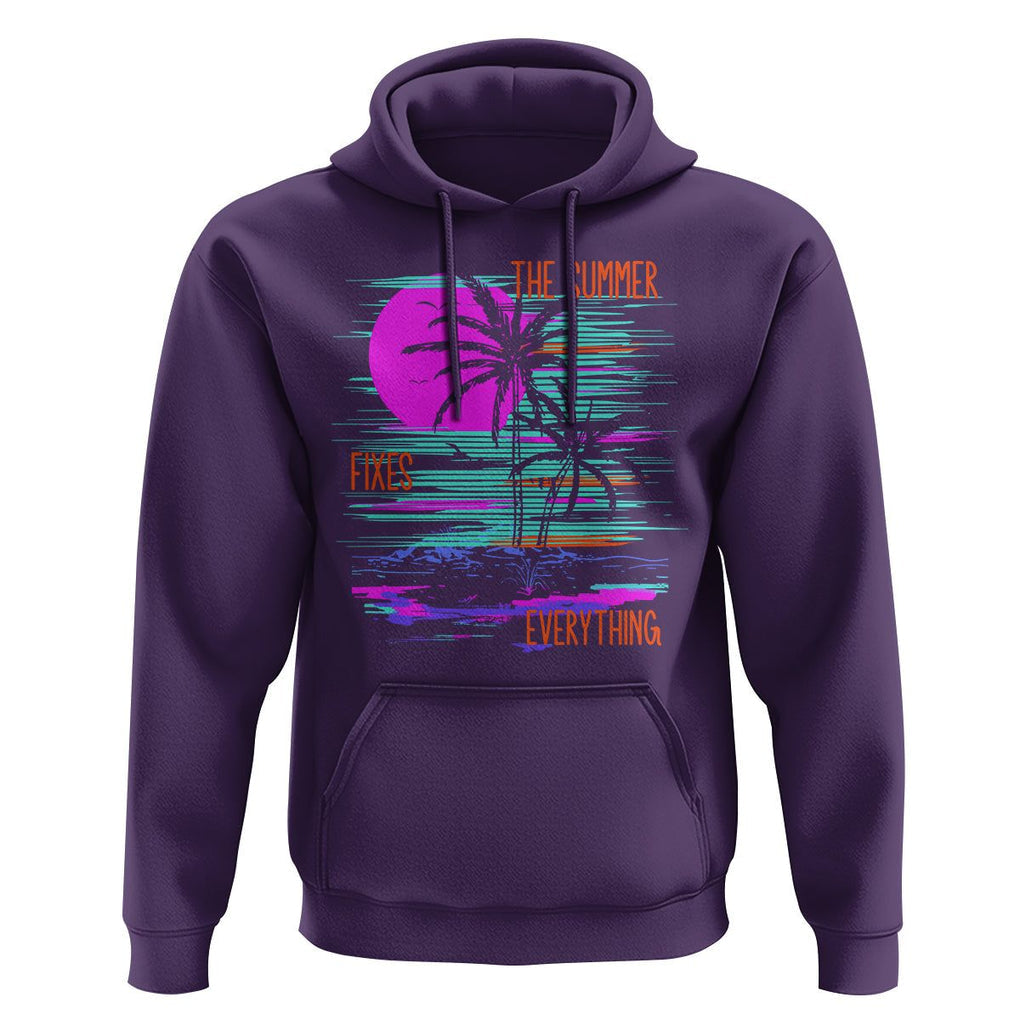The Summer Fixes Everything Relaxing Holidays Hoodie TS09 Purple Print Your Wear