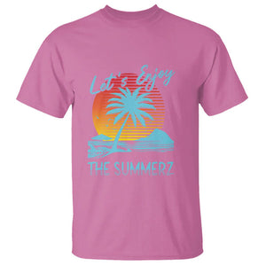 Let's Enjoy The Summer Vacation Beach Sunset T Shirt TS09 Azalea Print Your Wear