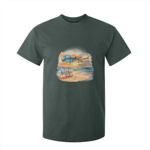 Vacation Time Beach Holliday Fun In The Sun T Shirt For Kid TS09 Dark Forest Green Print Your Wear