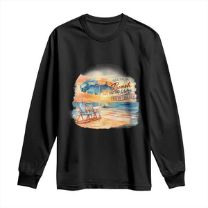 Vacation Time Beach Holliday Fun In The Sun Long Sleeve Shirt TS09 Black Print Your Wear