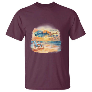 Vacation Time Beach Holliday Fun In The Sun T Shirt TS09 Maroon Print Your Wear