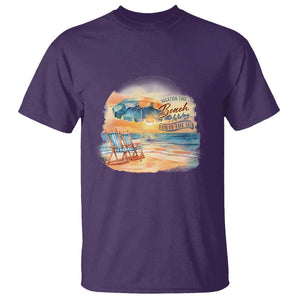 Vacation Time Beach Holliday Fun In The Sun T Shirt TS09 Purple Print Your Wear