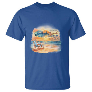 Vacation Time Beach Holliday Fun In The Sun T Shirt TS09 Royal Blue Print Your Wear