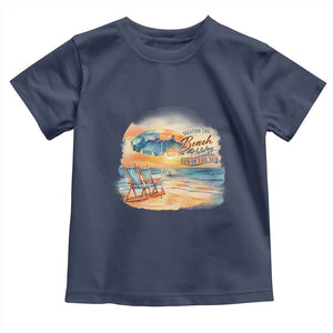 Vacation Time Beach Holliday Fun In The Sun Toddler T Shirt TS09 Navy Print Your Wear