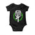 Funny Retirement Plan Retired Pickleball Player Baby Onesie TS09 Black Print Your Wear