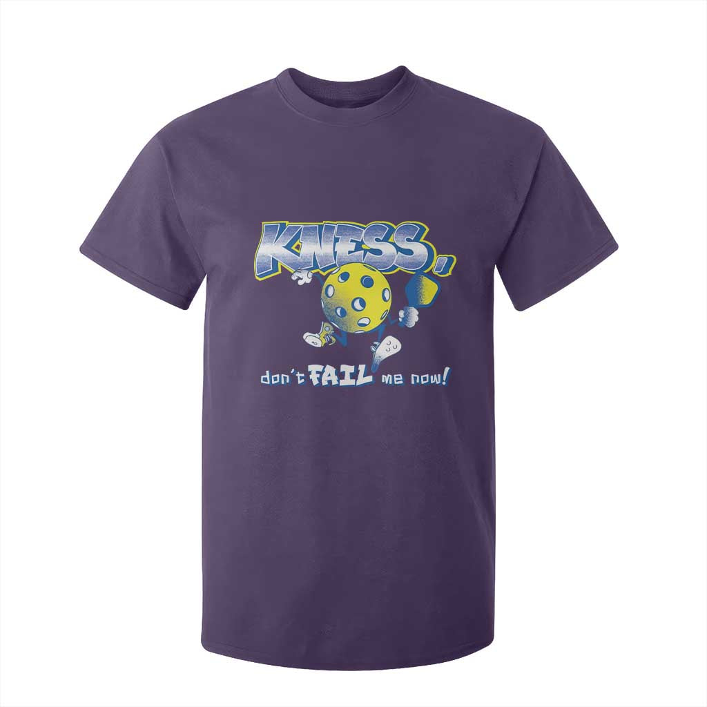Funny Pickleball T Shirt For Kid Knees Don't Fail Me Now TS09 Purple Print Your Wear