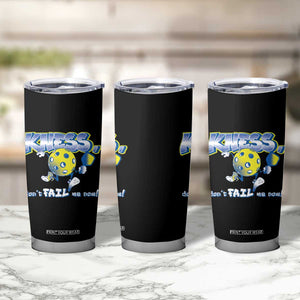 Funny Pickleball Tumbler Cup Knees Don't Fail Me Now TS09 Print Your Wear