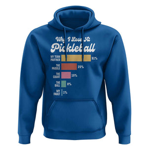 Funny Why I Lose At Pickleball Hoodie TS09 Royal Blue Print Your Wear