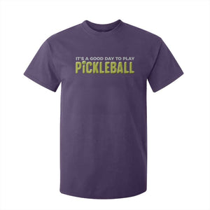It's A Good Day To Play Pickleball T Shirt For Kid TS09 Purple Print Your Wear