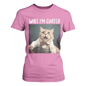 Funny Meme Cat T Shirt For Women Wait I'm Goat TS09 Azalea Print Your Wear