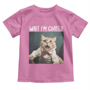 Funny Meme Cat Toddler T Shirt Wait I'm Goat TS09 Azalea Print Your Wear