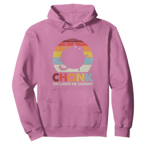 Funny Fat Cat Hoodie Chonk Oh Lawd He Comin' TS09 Azalea Print Your Wear