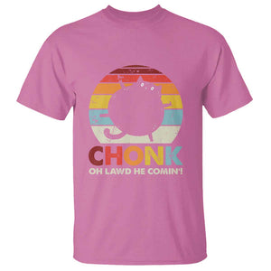 Funny Fat Cat T Shirt Chonk Oh Lawd He Comin' TS09 Azalea Print Your Wear