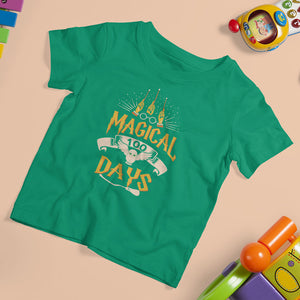 Magical 100 Days Of School Magic Owl T Shirt For Kid TS09 Irish Green Printyourwear