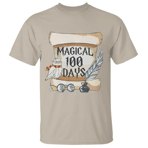 Magical 100 Days Of School Vintage Letter Magic Owl T Shirt TS09 Sand Printyourwear