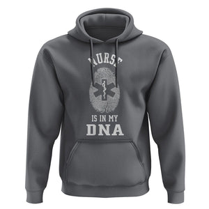 Nurse Hoodie Nursing Is In My DNA TS09 Charcoal Printyourwear