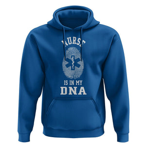 Nurse Hoodie Nursing Is In My DNA TS09 Royal Blue Printyourwear