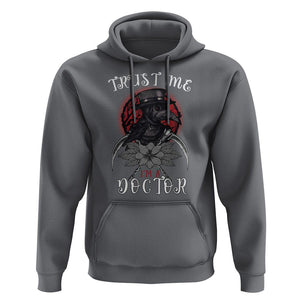 Plague Doctor Hoodie Trust Me I'm A Doctor Face Mask Physician TS09 Charcoal Printyourwear