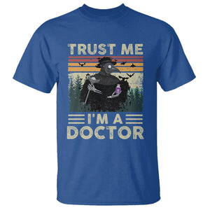 Plague Doctor T Shirt Trust Me I'm A Doctor Face Mask Physician TS09 Royal Blue Printyourwear