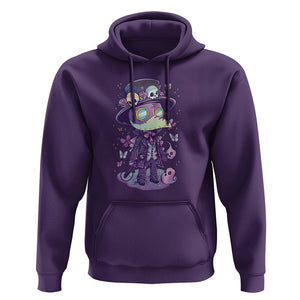 Pastel Goth Cute Creepy Plague Doctor Hoodie TS09 Purple Printyourwear