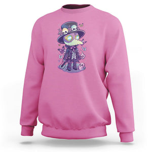 Pastel Goth Cute Creepy Plague Doctor Sweatshirt TS09 Azalea Printyourwear