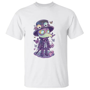 Pastel Goth Cute Creepy Plague Doctor T Shirt TS09 White Printyourwear