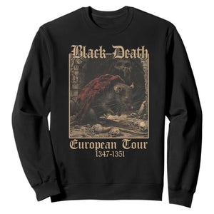 European Tour Creepy Plague Rat Doctor Sweatshirt TS09 Black Printyourwear