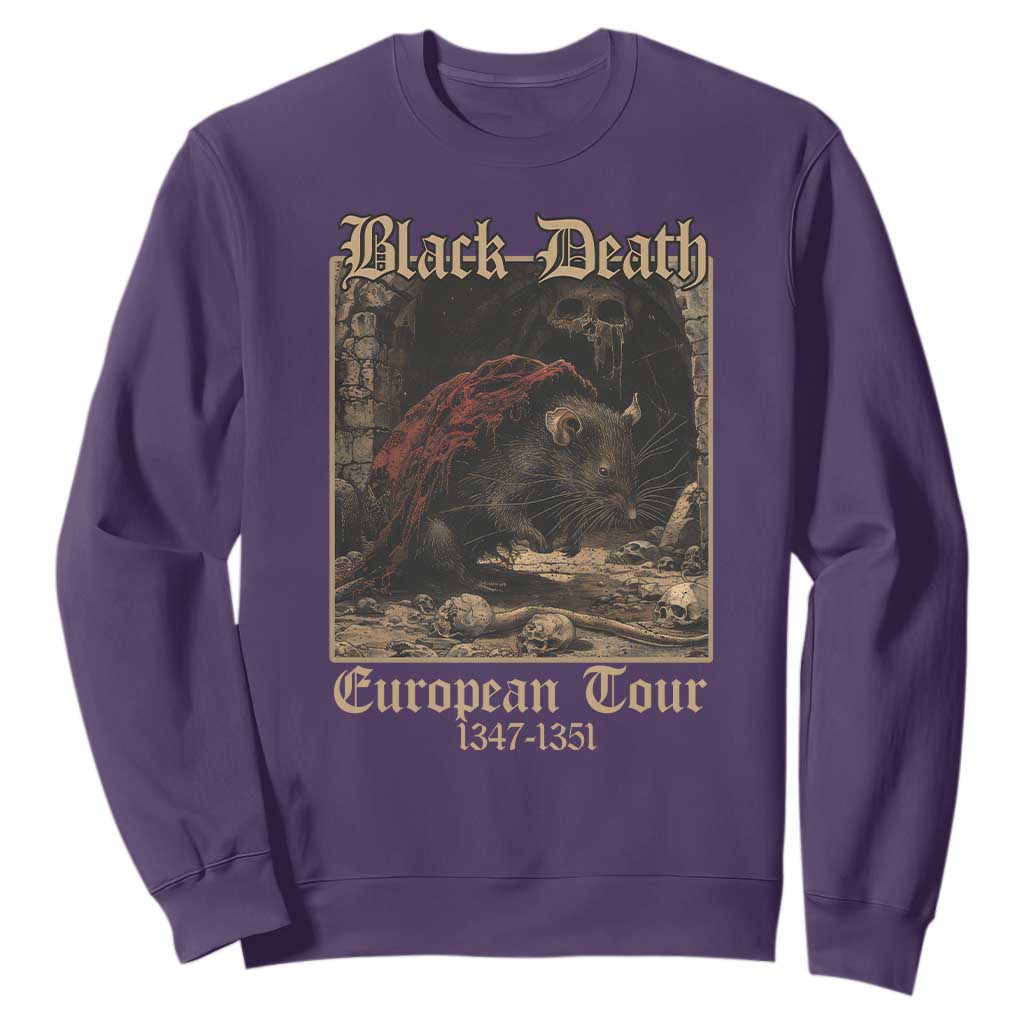 European Tour Creepy Plague Rat Doctor Sweatshirt TS09 Purple Printyourwear