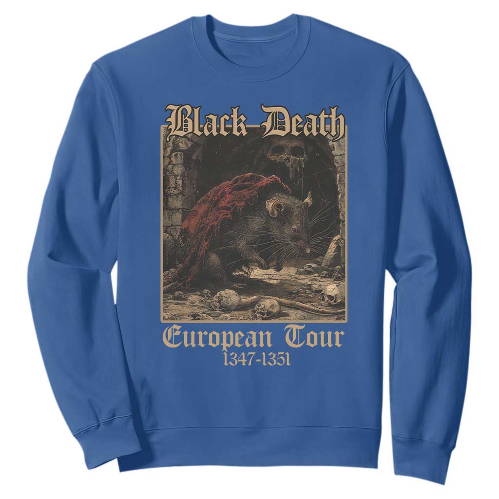 European Tour Creepy Plague Rat Doctor Sweatshirt TS09 Royal Blue Printyourwear