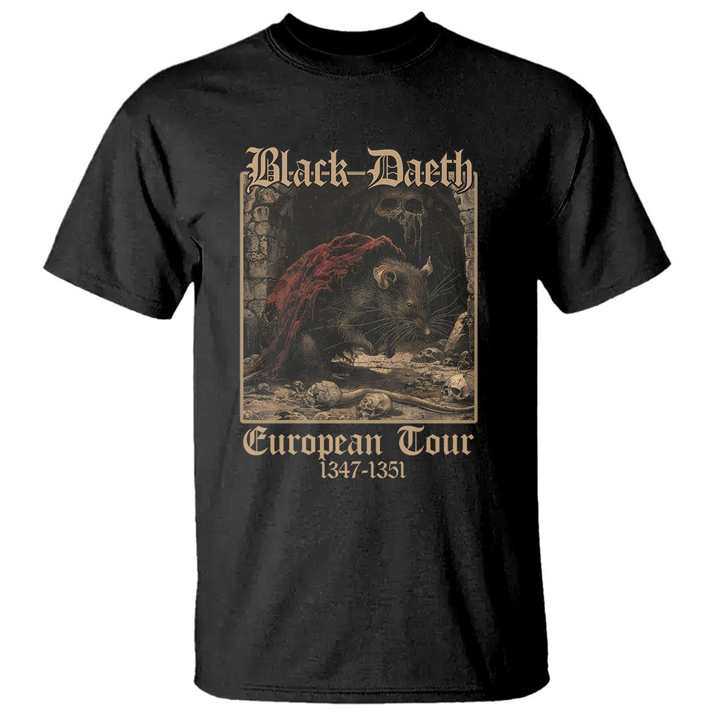 European Tour Creepy Plague Rat Doctor T Shirt TS09 Black Printyourwear