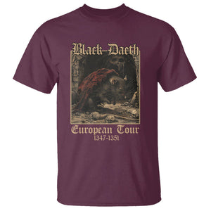 European Tour Creepy Plague Rat Doctor T Shirt TS09 Maroon Printyourwear