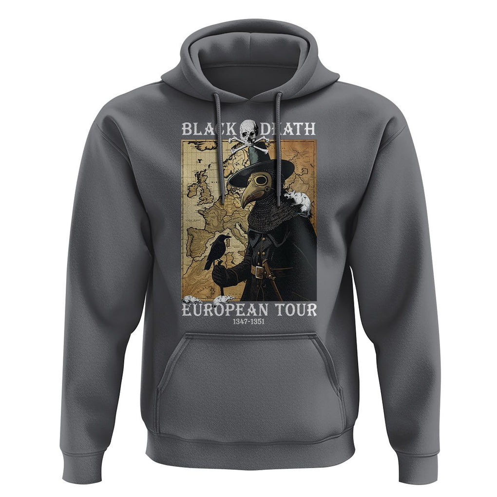 European Tour Plague Doctor Hoodie TS09 Charcoal Printyourwear