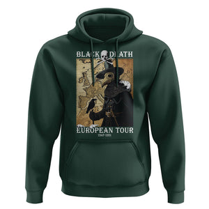 European Tour Plague Doctor Hoodie TS09 Dark Forest Green Printyourwear