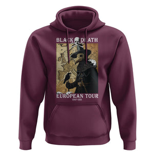 European Tour Plague Doctor Hoodie TS09 Maroon Printyourwear