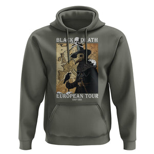 European Tour Plague Doctor Hoodie TS09 Military Green Printyourwear