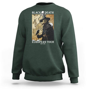 European Tour Plague Doctor Sweatshirt TS09 Dark Forest Green Printyourwear