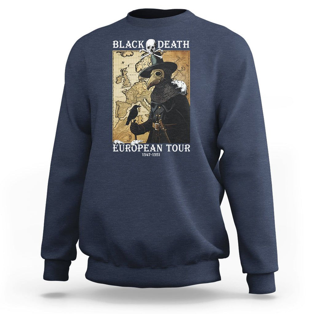 European Tour Plague Doctor Sweatshirt TS09 Navy Printyourwear