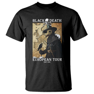 European Tour Plague Doctor T Shirt TS09 Black Printyourwear