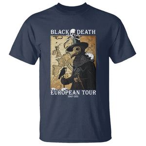 European Tour Plague Doctor T Shirt TS09 Navy Printyourwear