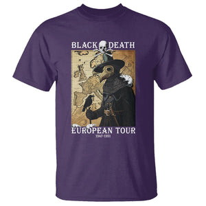 European Tour Plague Doctor T Shirt TS09 Purple Printyourwear