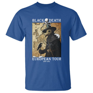 European Tour Plague Doctor T Shirt TS09 Royal Blue Printyourwear