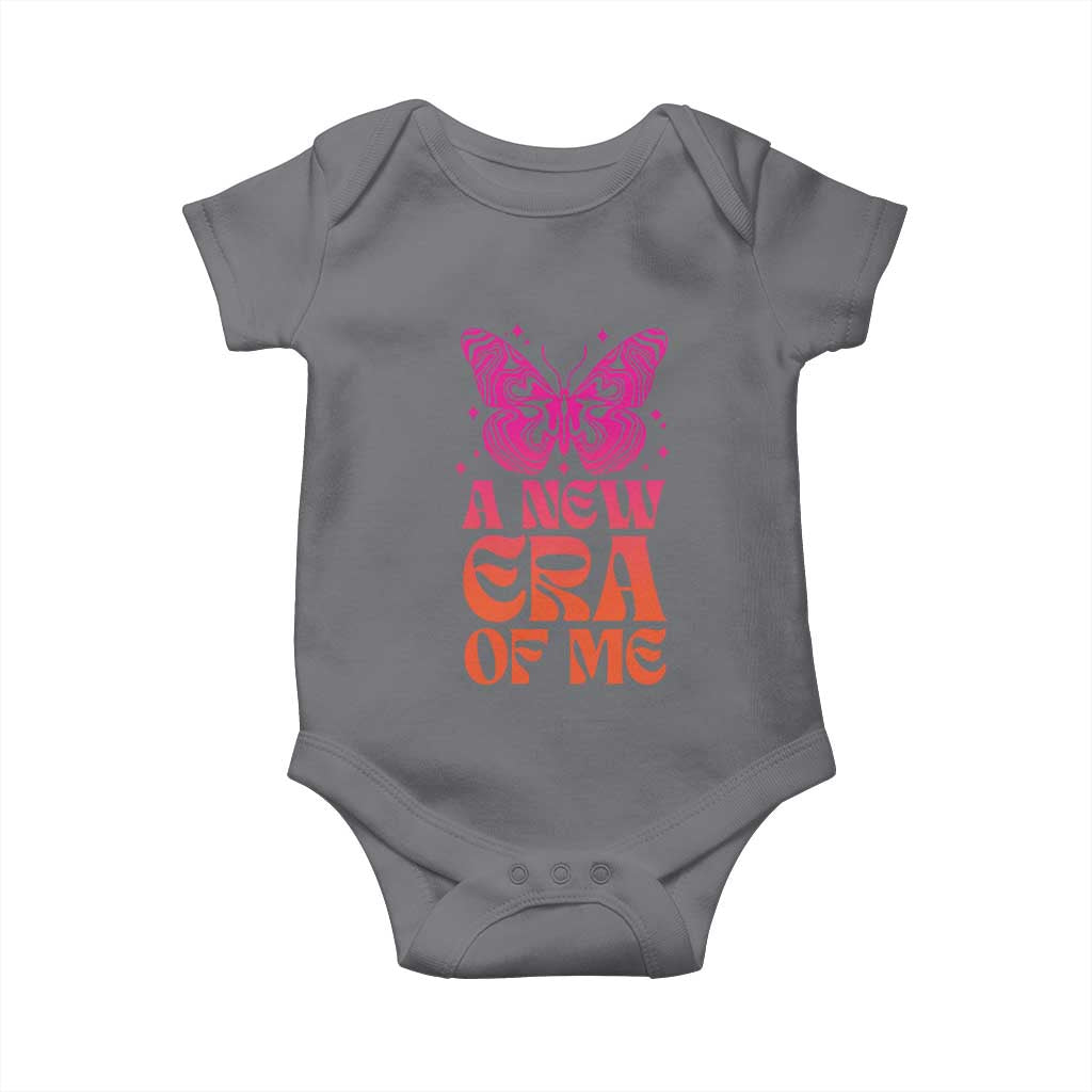 A New Era Of Me Baby Onesie TS09 Charcoal Print Your Wear