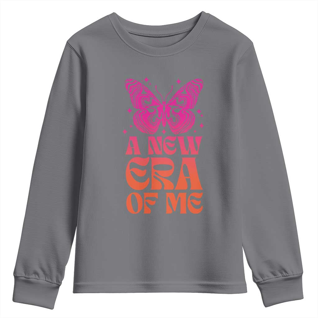A New Era Of Me Youth Sweatshirt TS09 Charcoal Print Your Wear